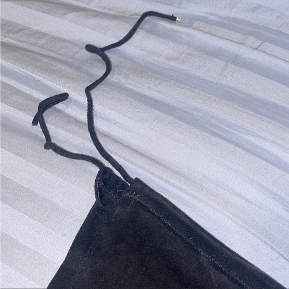 Black Suede Knee Hight Boots - Picture 2 of 4